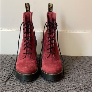 Never worn Soft Leather Doc Marten Boot Heels